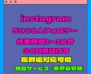 インスタグラム海外フォロワー5000人増やします 高品質❗️30日保証❗️作業時間1〜10分❗️商品説明必読 イメージ1
