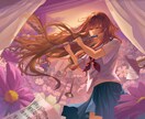 アイコン、一枚絵、立ち絵等のイラスト描きます 商用利用可。SNSでの活動用にどうぞ！ イメージ1