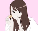 シンプル似顔絵スピード納品します SNSアイコンをおしゃれに変身！（最短3日） イメージ4