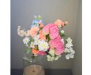 花屋がフォトウェディングのプロデュースします お花いっぱいの空間、ブーケ、ブートニアの制作をおまかせ下さい イメージ3