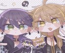 商用利用OK！歌みたサムネ,1枚絵など描きます ゆるふわに,可愛く仕上げます！SD等身いろいろ イメージ4