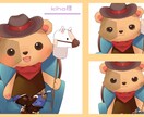 高可動！イラスト+Live2Dモデリング致します vtuberデビューまでお手伝いします！ イメージ11