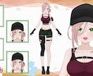 キャラデザ、パーツ分けします 持ち込みイラストのパーツ分けもご相談お願いします イメージ3