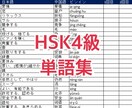 HSK4級 excel単語集提供します 【ありそうでなかった！】HSK4級 excel版単語集！ イメージ1