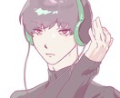 ポップなSNS向けアイコンを描きます 格安で可愛いSNS向けアイコンをお描きします！ イメージ4