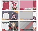 動画配信の配信背景を制作いたします vtuberの専用の配信背景のデザインを制作致します。 イメージ2