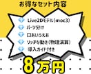 Live2D！あなたの作ったAIイラスト動かせます AI生成したキャラを一括で【パーツ分け+モデリング！!】 イメージ4