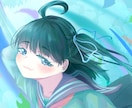 特別料金！光にこだわった1枚絵イラスト制作します CG・動画サムネイルなどインパクトが求められる場面で イメージ1