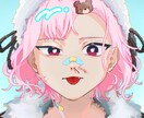 パッと目を引くアニメ系イラスト描きます SNSアイコンから動画用立ち絵まで対応◎ イメージ2