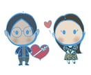 商用OK！ブログやSNSに可愛いちびキャラ描きます 親しみやすいデフォルメキャラ！ブログの吹き出しやSNSの顔に イメージ7