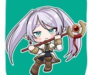 2-3等身のポップなミニキャライラスト描きます デフォルメ強め！配信活動やグッズにも！ イメージ2