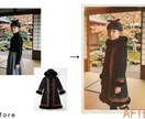 商品の着衣写真や美化をレタッチのプロがご提案します モデルに着せたい平置きにしたい背景を変更したいを解決します！ イメージ3