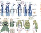 誰でもVtuberになれる！２Ｄモデル制作します 漫画家デビュー経験ありのイラストレーターが描きます！ イメージ5