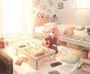 ほんわか可愛いイラストお描きします 動画のサムネやアイコン、MV、表紙、壁紙などにぜひ♪ イメージ9
