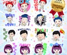 お客様が身近に感じるLINEスタンプ制作致します 貴社キャラクターとお客様が接点になる！！ イメージ3