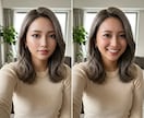AI画像・写真を自然にレタッチ加工します 顔・肌・髪・手・背景などご希望に合わせて修正します イメージ3