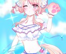 アイコン、立ち絵、SD、１枚絵等制作いたします セルフ受肉のVtuberとして実際に活動中！ イメージ6