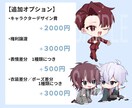 ミニキャラ・デフォルメイラスト制作します 配信、Vtuber、グッズ作成、アイコンなどにご利用頂けます イメージ3