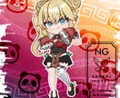 量産ちびキャラ【チャイナ】を描きます Vtuber / Vライバーさんに大人気の量産シリーズです！ イメージ7