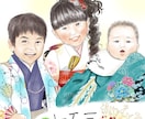 優しい雰囲気の似顔絵を描きます 大切な人や大好きな表情を絵に！記念日にもいかがでしょうか？ イメージ1