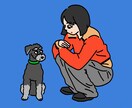 ワンちゃんの似顔絵描いてます ワンちゃんだけもOK！飼い主様と一緒もOK！ イメージ2
