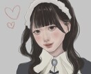 女の子の似顔絵描きます 厚塗り風の女の子の似顔絵描きます！ イメージ3