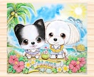 似てる！喜ばれる♪手描きの似顔絵を制作します 長寿祝い、記念日、誕生日ギフト、結婚式、ご自宅のインテリアに イメージ7
