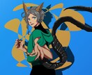 単体絵・デフォルメ描きます かっこいい、かわいいイラスト描きます！ イメージ4