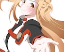 アニメ塗りでキャラクターイラストを描きます アイコンや動画用など、キャラクターイラストが欲しい方へ！ イメージ5