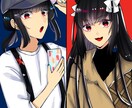 可愛い、綺麗系のイラスト作成致します SNS等で使用されるアイコン、イラストを作成致します！ イメージ6