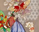 日本画作成します 一点ものの絵画で空間を華やかに イメージ6