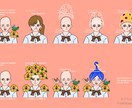 毒と可愛さMIXの魅力的なイラストをお描きします 男性/女性/動物/植物/不思議な生き物など　承ります！ イメージ9