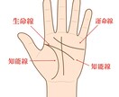 手相鑑定であなたのお悩みを解決します 恋愛/結婚/転職/引越し/どんなものか体験相談したい方にも！ イメージ1
