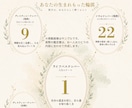 心理学と数秘術であなたを読み解く鑑定書を作ります 迷った時、戻れるあなたへ傾向と強みを知る、心を整える鑑定書 イメージ6