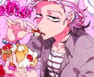 パキッとカラフルな絵柄でアイコンを描きます 思わず目を惹く！そんなアイコンorヘッダー描きます！ イメージ6