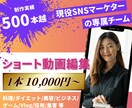 伸びるショート動画を制作します SNSを使った集客・採用のご相談も乗ります イメージ1