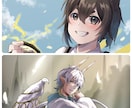 5名様限定価格！美麗なブラシ塗りでイラスト描きます 立ち絵、スチル、配信用イラスト、SNSアイコン等制作します！ イメージ6