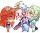 かわいいミニキャラ描きます シンプル見やすさ重視！！多彩なタッチ イメージ4