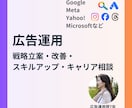 Google/Metaなど広告の運用改善相談します 駆け出し広告運用者の「一人で悩む」をゼロに。 イメージ1