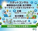 スポットコンサル 健康食品事業を幅広くを支援します 健康食品の企画・処方開発・マーケティングまでフルサポート イメージ1