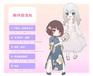 ころんと可愛い♡あなただけのミニキャラ描きます SNS・配信・グッズに♡かわいいをぎゅっと詰め込みます！ イメージ4