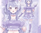 最短翌日！IRIAM◎きゅるんナース立ち絵描きます 配信で使える全身立ち絵！新衣装やデビューイラストに♡ イメージ8