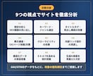 プロがサイト分析+内部SEO診断レポート作ります 貴サイトのSEO対策を徹底分析・改善点をアドバイスします イメージ3