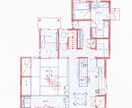住宅の間取りやリノベの手書き図面を提案します 家具レイアウトや本格間取りを考えたい方におすすめ！ イメージ5