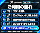 X【月額プラン30日間】インプレッション増加します 1万回増加★Twitterツイート回数無制限★毎日可★ イメージ5