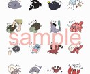 コミカルな可愛いLINEスタンプ作成します スタンプ一個あたり800円手書きの可愛いスタンプ作ります。 イメージ5