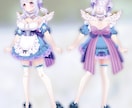 オリジナル3Dキャラモデル制作します 商用OK！VRM・VRChatやUEなどゲーム使用も対応 イメージ2