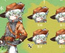 TRPG等、創作キャラの立ち絵イラストを制作します TRPG、ゲームや動画等にも！貴方だけの立ち絵を提供します イメージ2