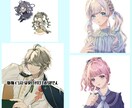 繊細で鮮やかなイラストをお描き致します アイコンやサムネイル等に是非(❁ᴗ͈ˬᴗ͈) イメージ3
