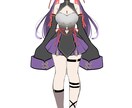 女の子のキャラデザ・衣装デザイン制作します 可愛いのも、かっこいいのも、好みに合わせてデザインします！ イメージ2